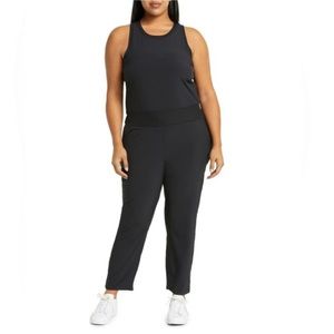NEW Zella Pursuit Sleeveless Jumpsuit in Black, Plus Size 2X New w/Tag